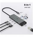 Tp-Link UH6120C USB Type C Docking Station 6 Port ( USB-C PD + USB C + USB 3.0 X2 )_1)