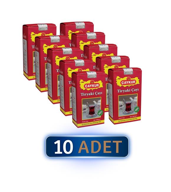 Çaykur Tiryaki Çay 1000 gr X 10 Adet