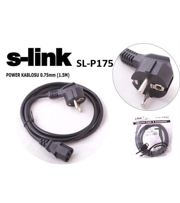 S-link SL-P175 1.5mt 0.75mm Power Elektrik Kablosu