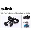 S-link SL-PL270 1.5mt 0.75mm L Power Elektrik Kablosu