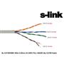 S-Link SL-CAT5E05BK 305m 0.5mm 24 AWG Full Bakır UTP CAT5E Kablo