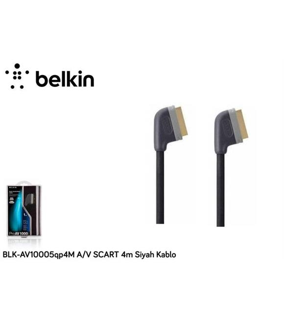 Belkin BLK-AV10005Q4M 4-V Scart 4m Siyah Kablo