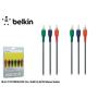 Belkin BLK-F3Y080BF2M 2m 3xrca,m-m Metal Kablo