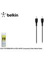 Belkin BLK-F3Y085BF1M 1m Rca m-m Composite Video Metal Kablo
