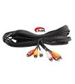 ELBA C0642 3RCA-3RCA Stereo 5mt Kablo