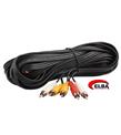 ELBA C0659 3RCA-3RCA Stereo 10mt Kablo