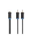 Hytech HY-B105 0.3M Stereo F To 2 Rca M Kablosu