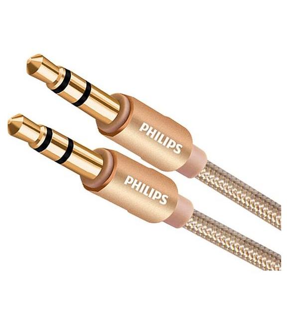 Philips SWA5010A-93 3.5mm & 3.5mm Stero Audio Kablo Altın Uç