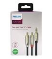 Philips Swr2120c-93 3.5mm Male to 2x Rca Male Stereo Kablo Altın Uç