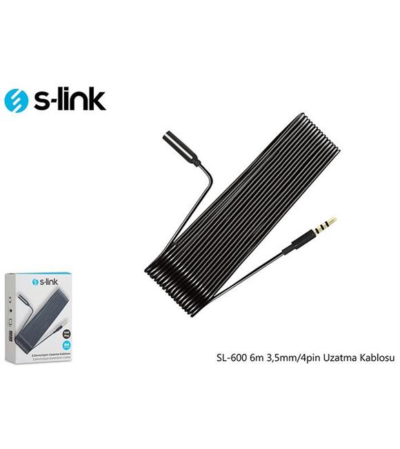 S-link SL-858 1.5m Stereo Uzatma Kablosu Bilgisayar Kabloları