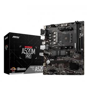 Msi A520M PRO Amd A520 Soket AM4 DDR4 4600 MHz(OC) M.2 Anakart