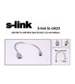 S-link SL-UK23 Usb am To USB Mini 5pin m Usb 2.0 30 cm Kablosu