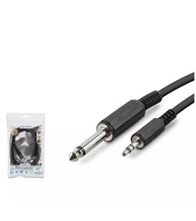 Hadron Hdx1055 6.5Mm To 3.5Mm Kablo Enstrüman Gitar 1.5M Siyah