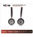 Vcom CV602-B 5mt Analog Siyah Tv Uzatma Anten,Anten Kabloları