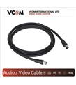 Vcom CV602-B 5mt Analog Siyah Tv Uzatma Anten,Anten Kabloları