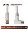 Vcom CV612 1.8mt Analog Tv To RG6 Uydu Kablo