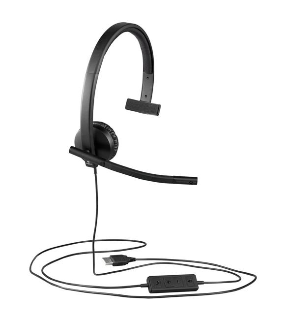 Logitech 981-000571 H570E Mono Usb Tek Taraflı Headset Mikrofonlu Kulaklık