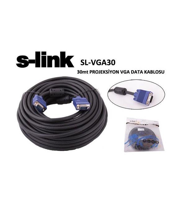 S-link SL-VGA30 30mt Ekran Kartı e-e Data Kablosu