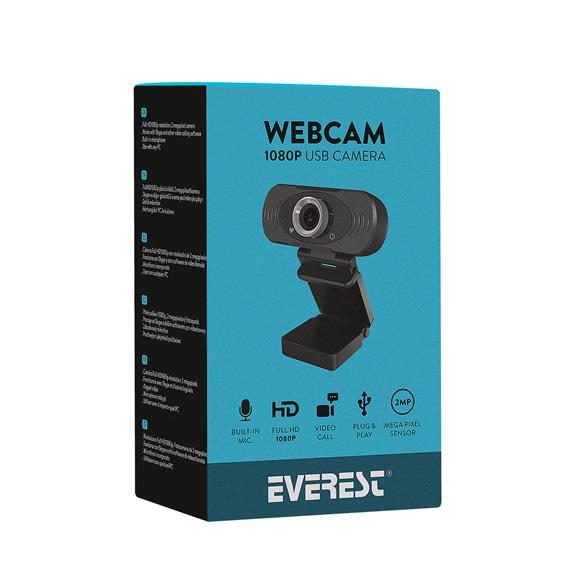 Everest SC-HD03 1080P Full HD Webcam Usb Pc Kamera+Tripod