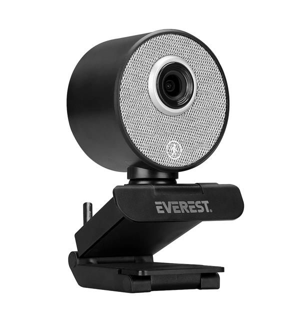 Everest SC-HD09 1080P Full HD Auto Tracking Harekete Duyarlı Mikrofonlu Siyah Usb Pc Kamera_2