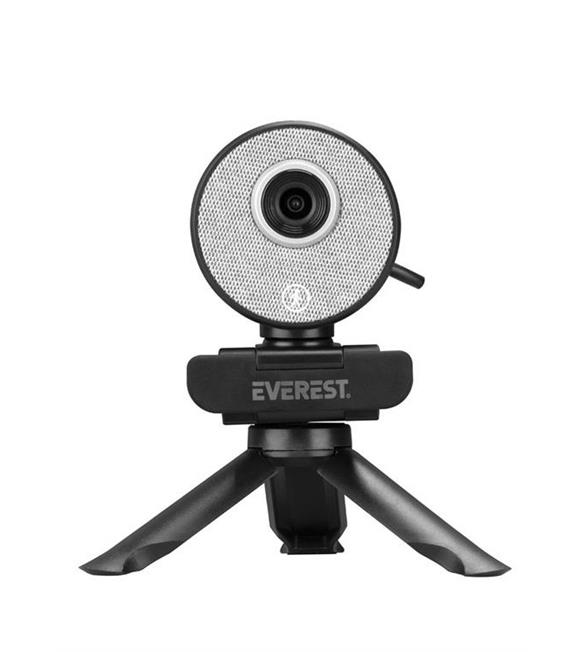 Everest SC-HD09 1080P Full HD Auto Tracking Harekete Duyarlı Mikrofonlu Siyah Usb Pc Kamera