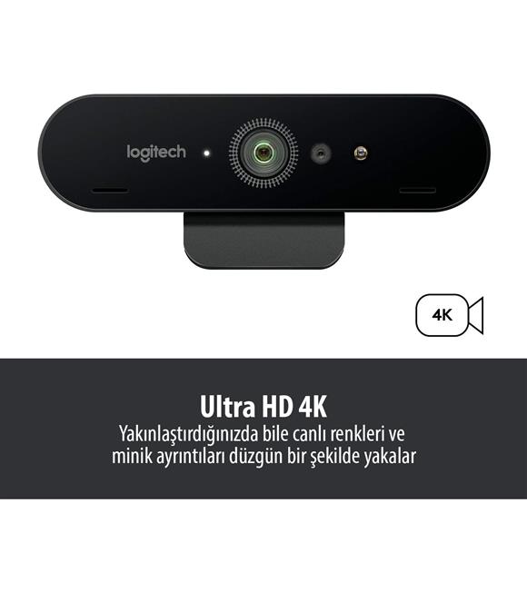 Logitech 960-001194 Brio 4k Ultra Hd Webcam Stream Edition