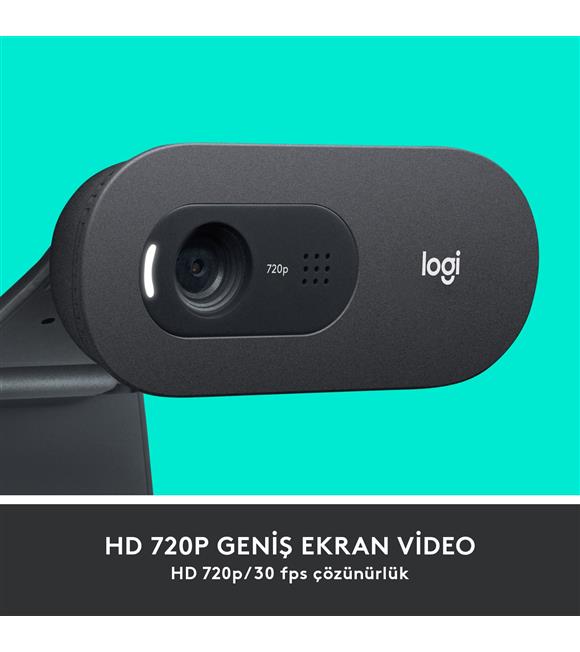 Logitech 960-001364 C505 HD Webcam - Siyah_1