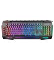 Rampage KB-R63 STAGE Siyah 4 Makro Fonksiyon Sese Duyarlı Işıklı RGB Q USB Oyuncu Klavyesi_1)