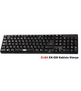 Elba EK-020 Q Usb Siyah Türkçe Kablolu Standart Klavye (1.8Mt Kablo Uzunluğu) Avantaj Günleri