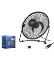HADRON HDX7252 USB Metal Vantilatör 18 cm Siyah Beyaz Vantilatörler