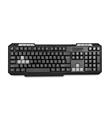 Everest KB-700 Siyah Usb Arabic-us layout Multimedya Klavye
