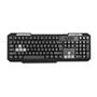 Everest KB-700 Siyah Usb Arabic-us layout Multimedya Klavye