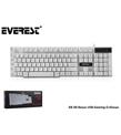Everest KB-X8 Beyaz Q Usb Kablolu Multimedya Gaming 105 Tuşlu Klavye