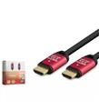 HADRON HDX2041 HDMI KABLO PVC 4K OD8.0 30M SİYAH