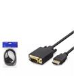 HADRON HDX7795 HDMI TO VGA KABLO PVC 120HZ 1080P 1.8M SİYAH
