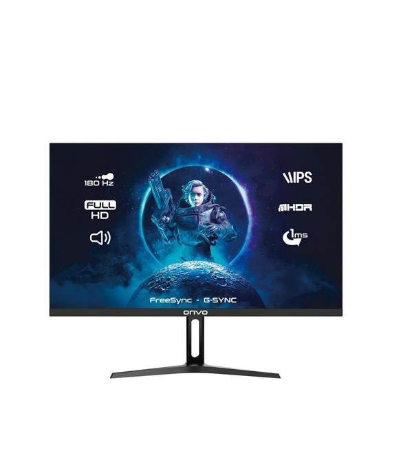 Onvo 24" OV24MNT202G Fast IPS 180 Hz 1ms Fhd Freesync - Multimedya G Sync Oyuncu Monitörü