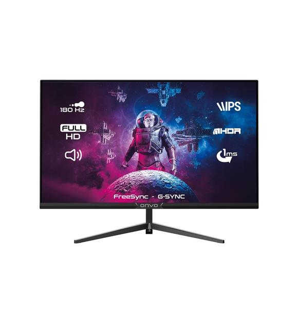 Onvo 32" OV32MNT301GQ 32 Fast IPS 180 HZ 1ms 2K QHD Freesync - Multimedya G Sync Pivot Oyun Monitörü