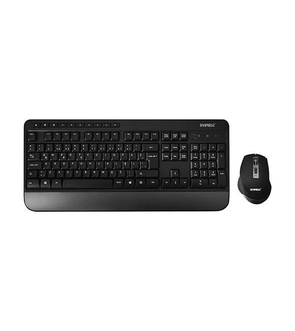 Everest KM-5300 Siyah Kablosuz Q Multimedia Klavye + Mouse Set