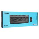 Everest KM-3335 Siyah Ikisi bir arada 2 in 1 Kablosuz Q Multimedia Klavye + Mouse Set_1