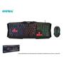 Everest KMX-88 Siyah Usb Gökkuşağı Zemin Aydınlatmalı Q Multimedia Oyuncu Klavye + Mouse Set