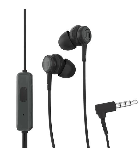Maxell In-Tips Earphones Siyah Kulakiçi Mikrofonlu Kulaklık Tek Jaklı