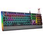 Rampage KB-R210 FAVORY Rainbow Aydınlatmalı Kristal Red Switch Mekanik Gaming Oyuncu Klavyesi