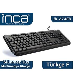 Inca IK-274FU f-usb Multimedya Black Laser Prınt Klavye