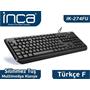 Inca IK-274FU f-usb Multimedya Black Laser Prınt Klavye