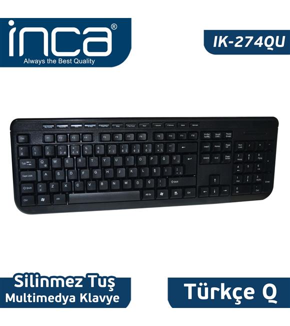 Inca IK-274QU Multimedya q-usb Klavye