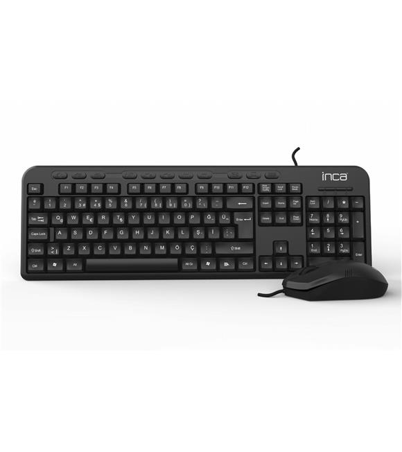 Inca Imk-375t Wired Multimedia Q Klavye&Mouse Set 1000Dpı (Kablo Uzunluğu 1,45mt)