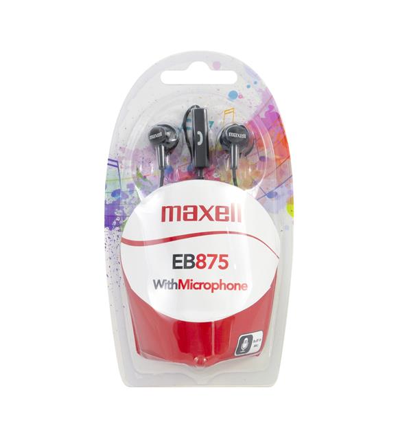Maxell EB-875 Siyah Kulakiçi Mikrofonlu Kulaklık Tek Jaklı_1