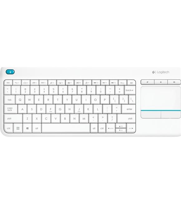 Logitech 920-007150 Wireless Touch K400 Plus Beyaz TV Kablosuz Klavye_1