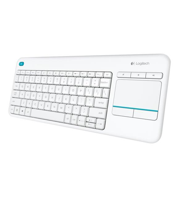 Logitech 920-007150 Wireless Touch K400 Plus Beyaz TV Kablosuz Klavye