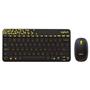 Logitech 920-008215 MK240 Siyah-Sarı Kablosuz Klavye Mouse Set